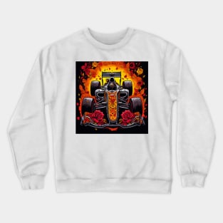 Race Car Day of the Dead Crewneck Sweatshirt